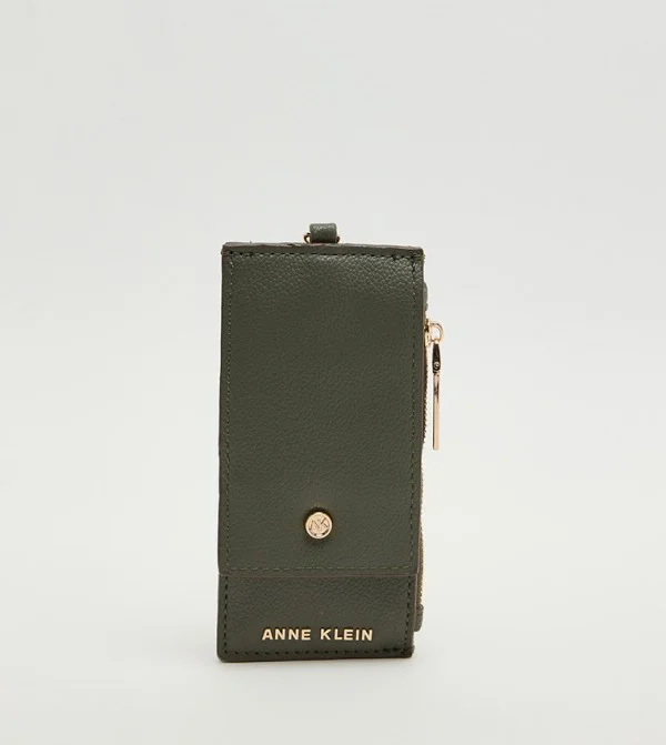 آن كلاين Anne Klein Logo Detail Zippered Wallet